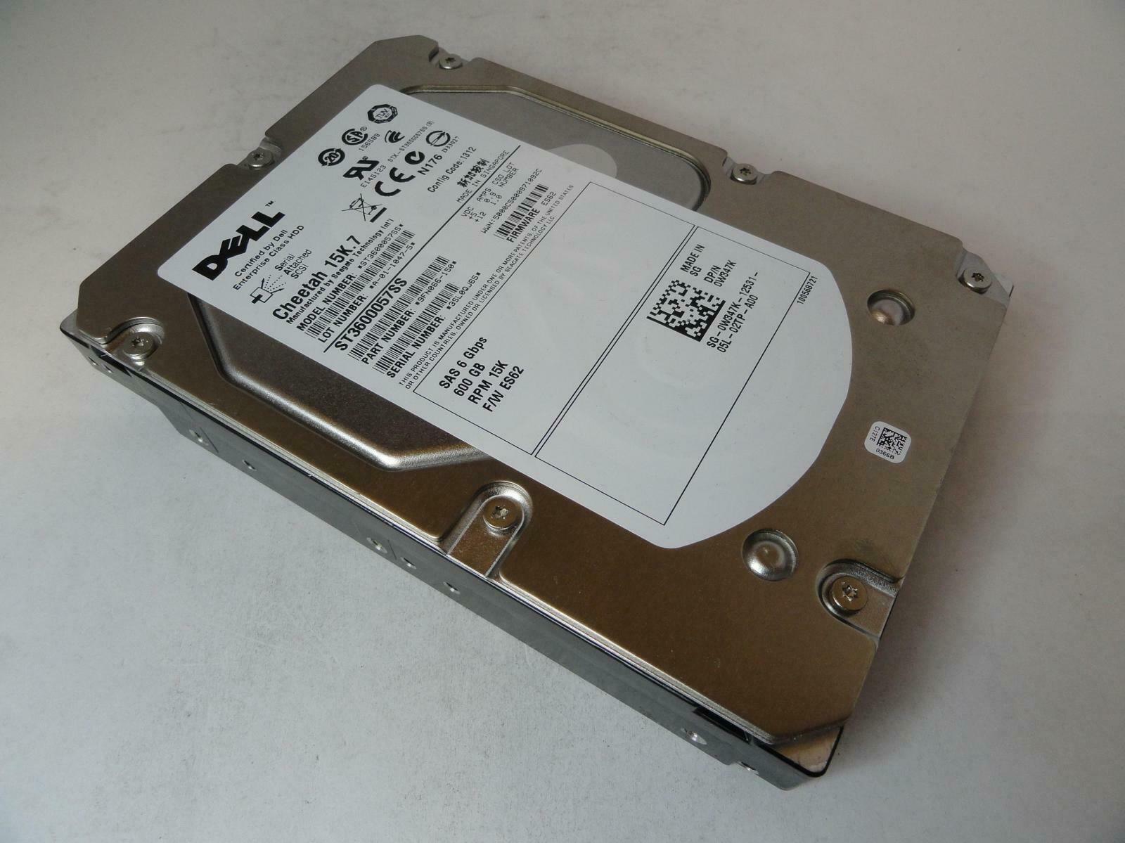 Seagate Dell 600Gb SAS 15Krpm 3.5in HDD ( 9FN066-150 ST3600057SS 0W347K ) REF