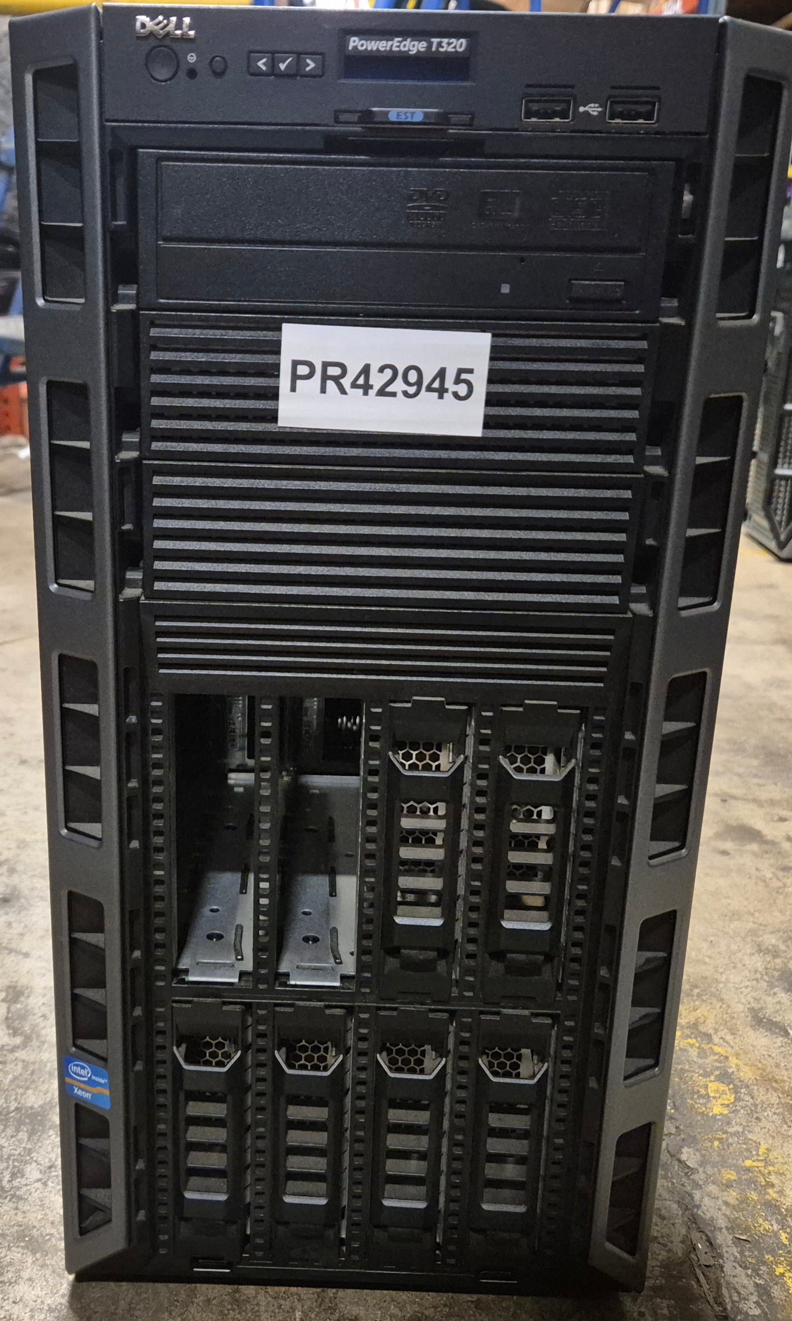 Dell PowerEdge T320 Workstation Xeon E5-2403 1.80Ghz NO RAM/HDD/OS DVD Dual PSU WinSVR 2008 COA ( E20S ) USED