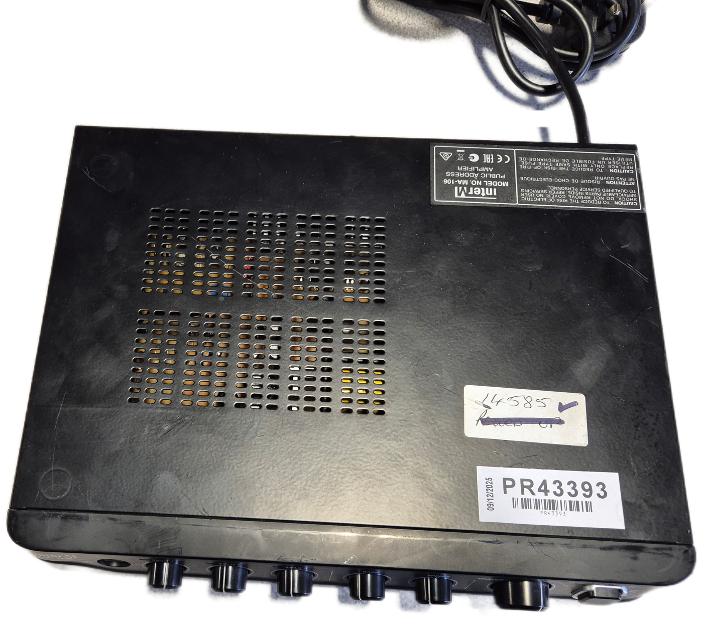 Inter-M Public Address Amplifier ( MA-106 ) USED