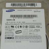 0770J1CWB03941 - Samsung 40GB IDE HDD - Refurbished