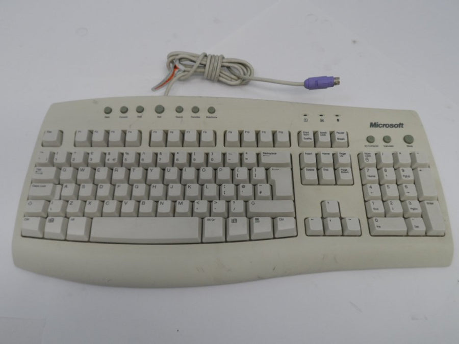 X05-58842 - Microsoft QWERTY Internet PS/2 Keyboard - USED