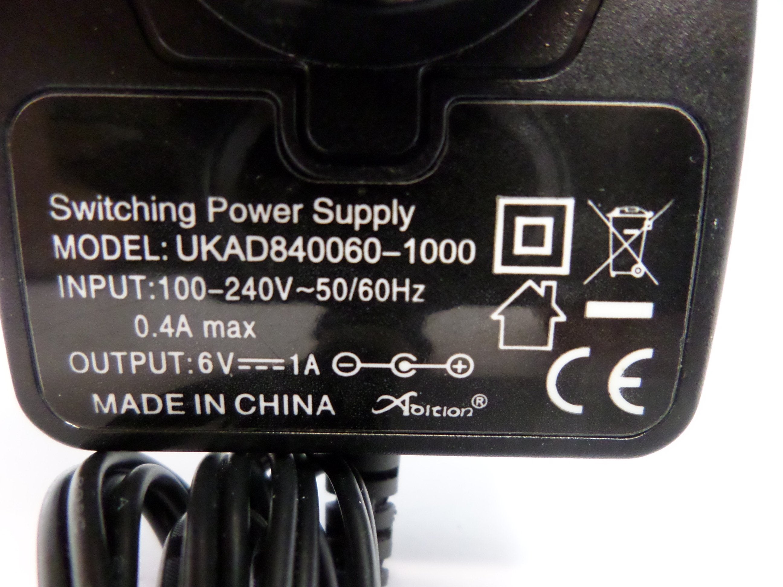 PR25797_UKAD840060-1000_Adition 6V Switching Power Supply - Image3