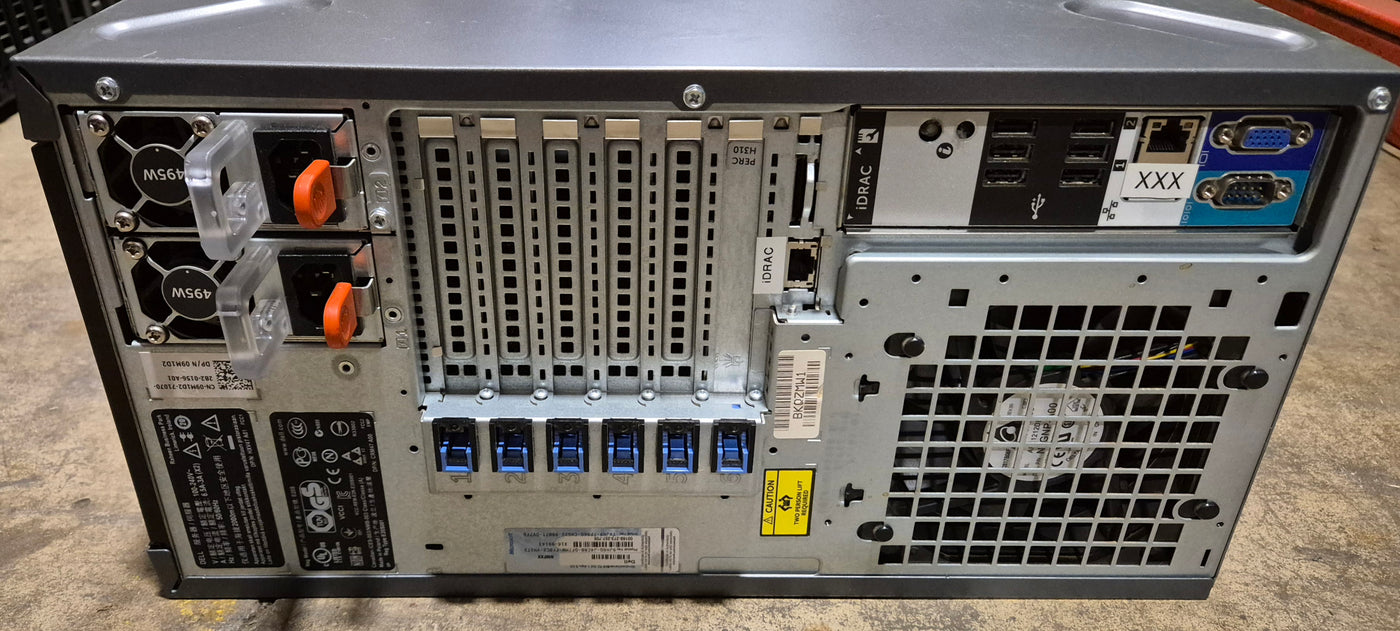 Dell PowerEdge T320 Xeon E5-2403 1.8GHz NO RAM/HDD/OS DVD Dual PSU WinSVR 2008 COA ( E20S ) USED missing plastics