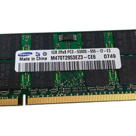 Samsung HP 1GB PC2-5300 CL5 DDR2 667MHz 200-Pin SODIMM ( M470T2953EZ3-CE6 437535-888 ) REF