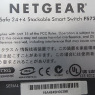 PR16385_FS728TS_Netgear ProSafe 24+4 Stackable Smart Switch - Image3