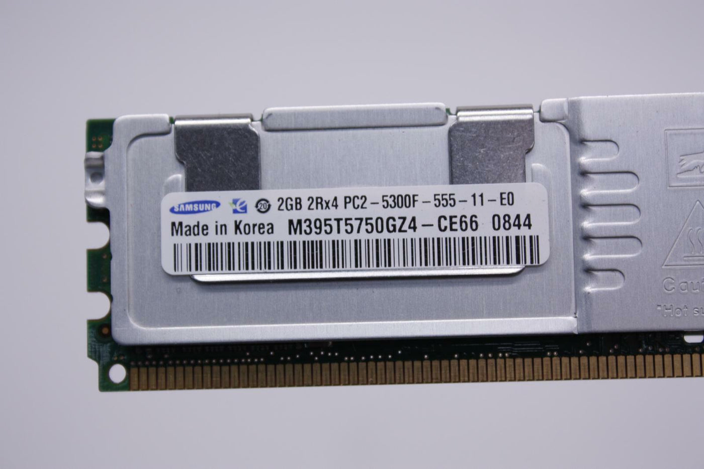 SAMSUNG 2GB PC2-5300F DDR2-667MHz ECC Fully Buffered CL5 240-Pin DIMM ( M395T5750GZ4-CE66 ) REF