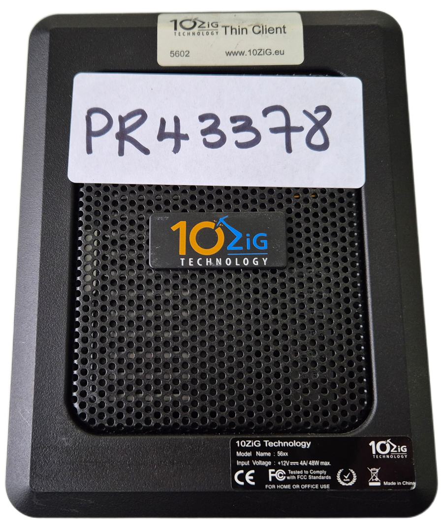 10Zig Technology 512MB RAM 500MB SSD Intel Atom 1.60Ghz Linux Thin Client - NO ADAPTER ( 5602 56xx ) USED