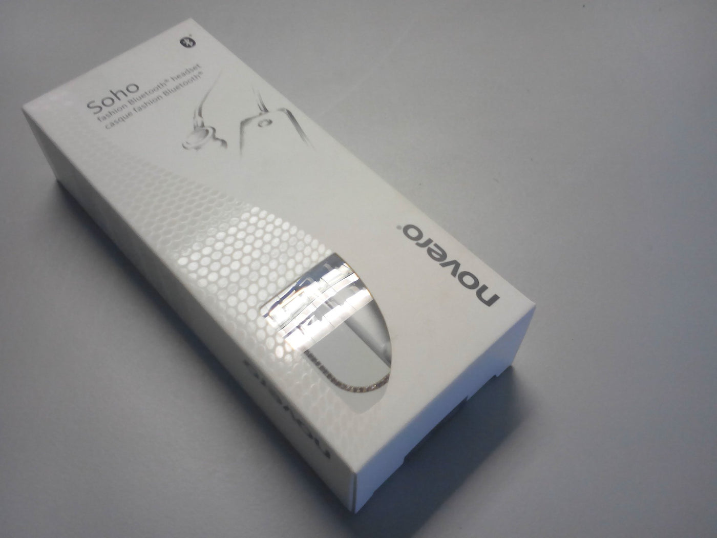 Novero Soho Crystal Arc Bluetooth Headset - White / Violet - PC User | PC Parts And Spares | FREE UK DELIVERY