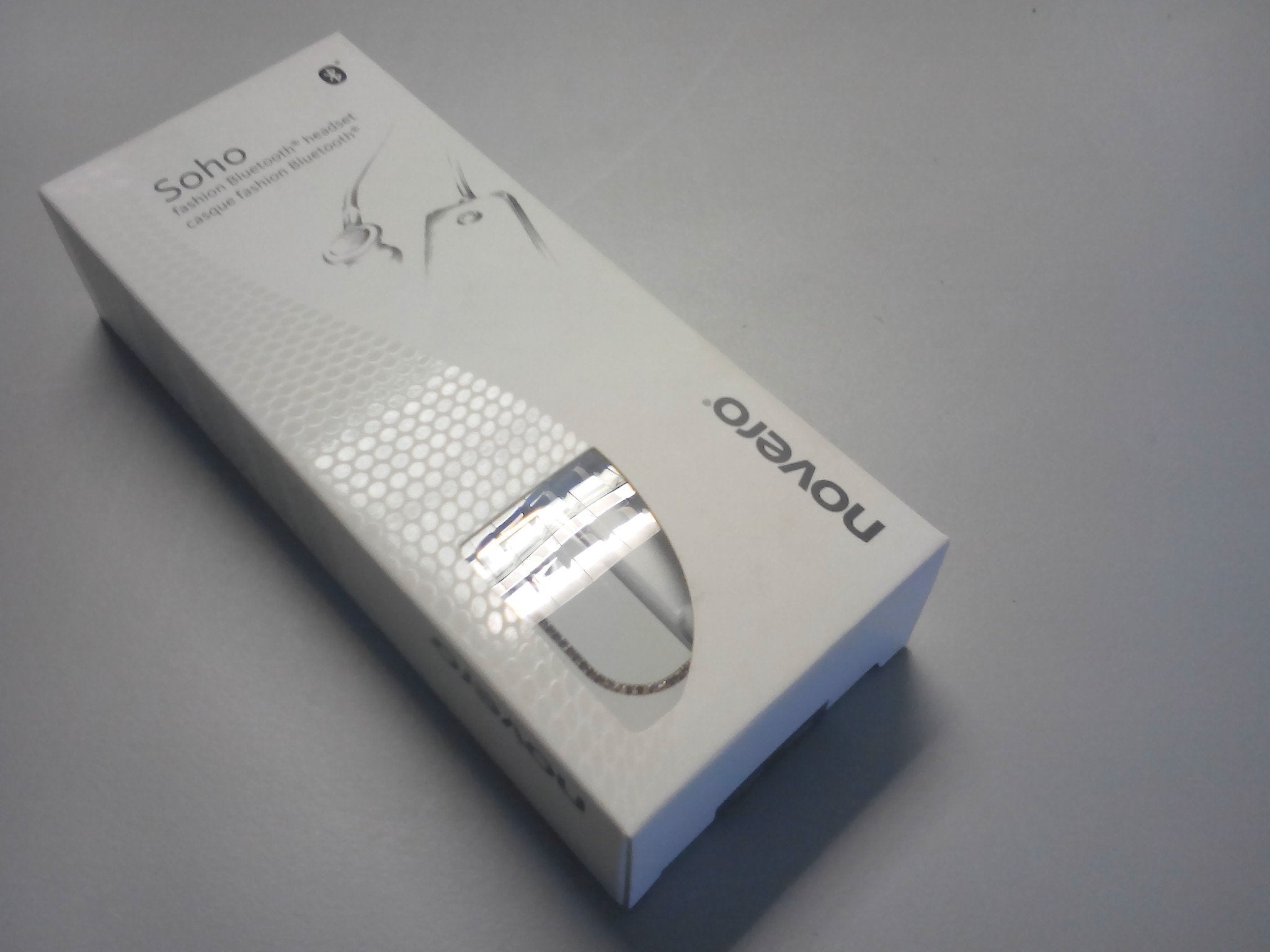 Novero Soho Crystal Arc Bluetooth Headset - White / Violet - PC User | PC Parts And Spares | FREE UK DELIVERY