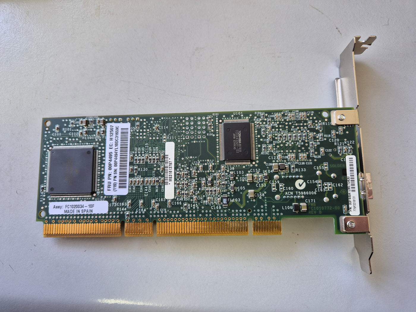 IBM Emulex 1-Port 2GB FC Adapter PCI Host Bus Adapter ( 00P4495 ) USED