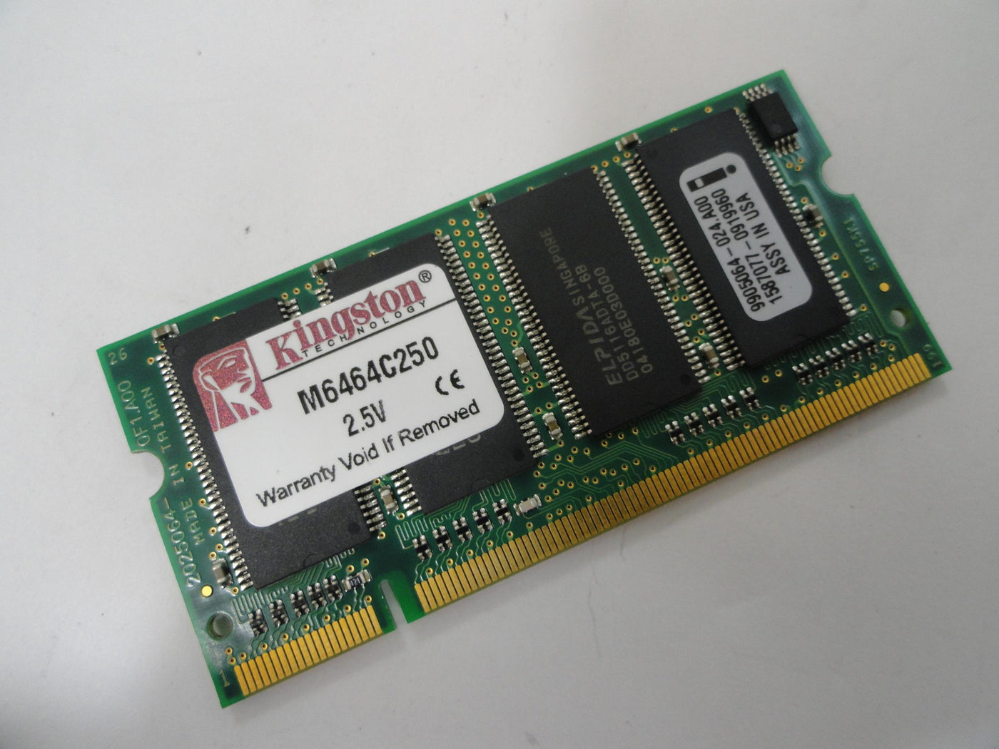 PR14819_9905064-024_Kingston 512MB 200pin PC2700 DDR SODIMM RAM Module - Image2