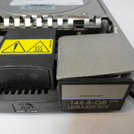 Seagate HP 146.8GB SCSI 80 Pin 10Krpm 3.5in HDD in Caddy ( ST3146707LC 9X2006-153 BD1468A4C5 289044-001 3R-A6404-AA 360205-022 404670-002 ) REF