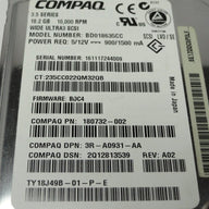 TY18J49B - Quantum Compaq 18.2Gb SCSI 80 Pin 10Krpm 3.5in HDD - Refurbished
