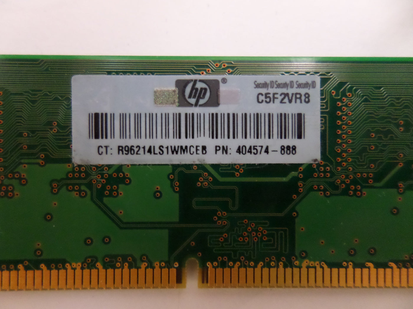 PR24444_M378T2863DZS-CF7_Samsung 1GB PC2-6400 CL6 8c 128x8 1Rx8 UDIMM - Image2