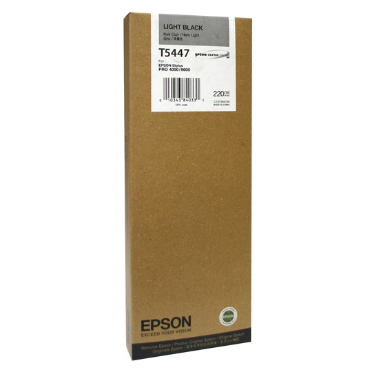 Epson 220ml Black Ink Cartridge for Stylus Pro 9600 ( T544700 T5447 ) NEW OLD STOCK FINAL SALE