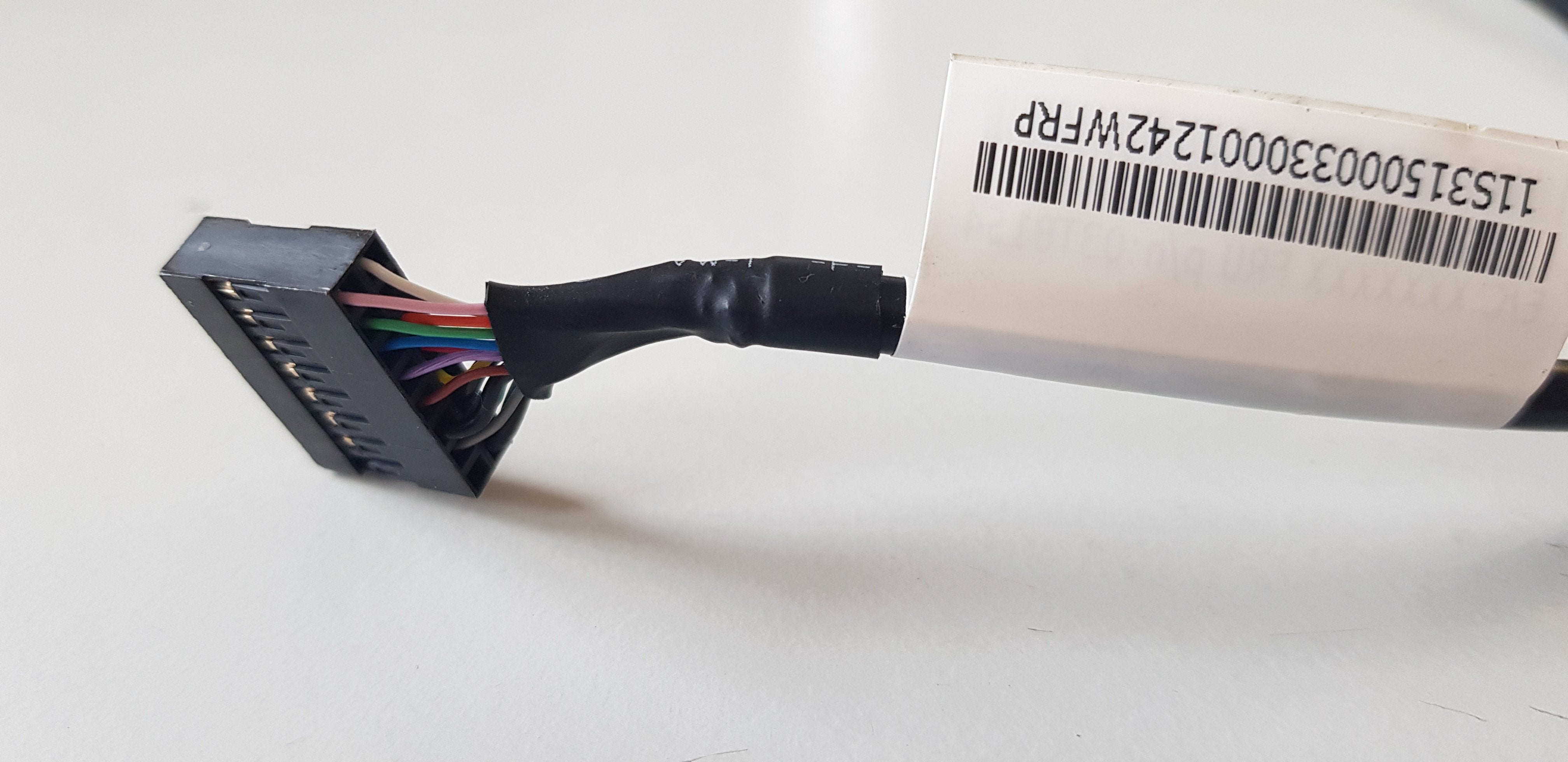IBM Lenovo Low Profile RS232 Serial Port Panel and Cable 300mm Black (03T8154)