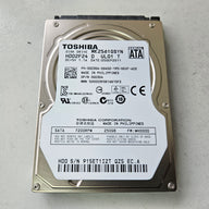 Toshiba Dell 250GB 7200RPM SATA 2.5in HDD ( MK2561GSYN 0GD3G4 ) REF
