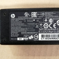 HP AC ADAPTER HSTNN-CA40 IN 40V 1.4A OUT 19.5V 2.31A ( 744481-002 USED )