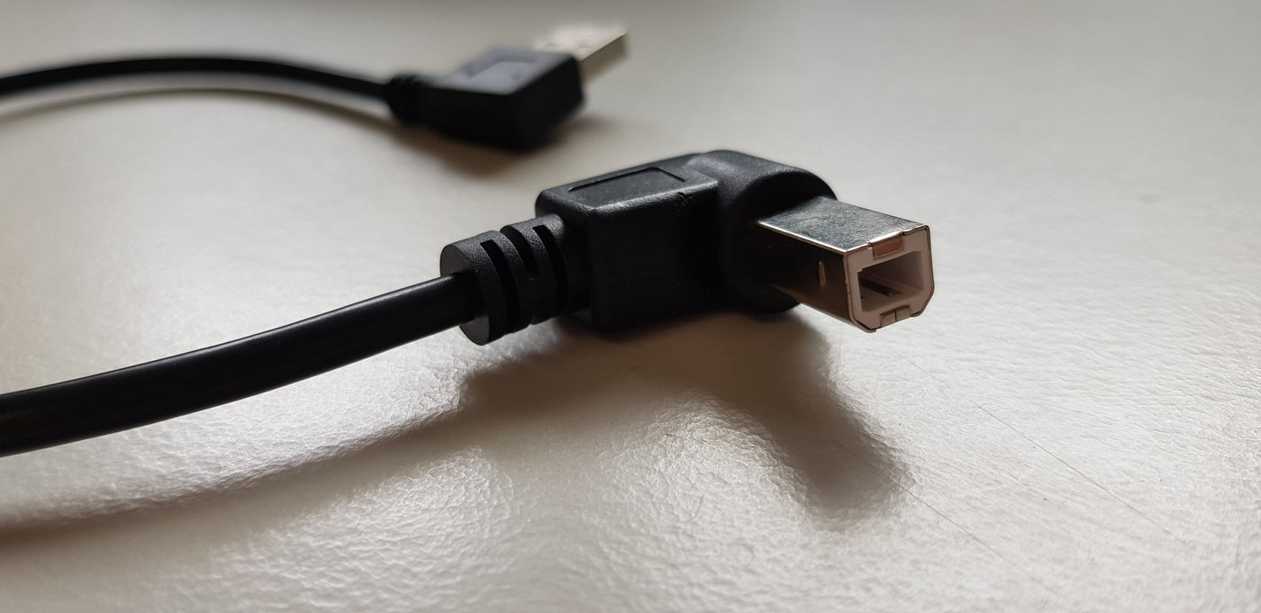 Sinforcon USB 2.0 AM - USB 2.0 BM angled serial connector cable (CAB00015)