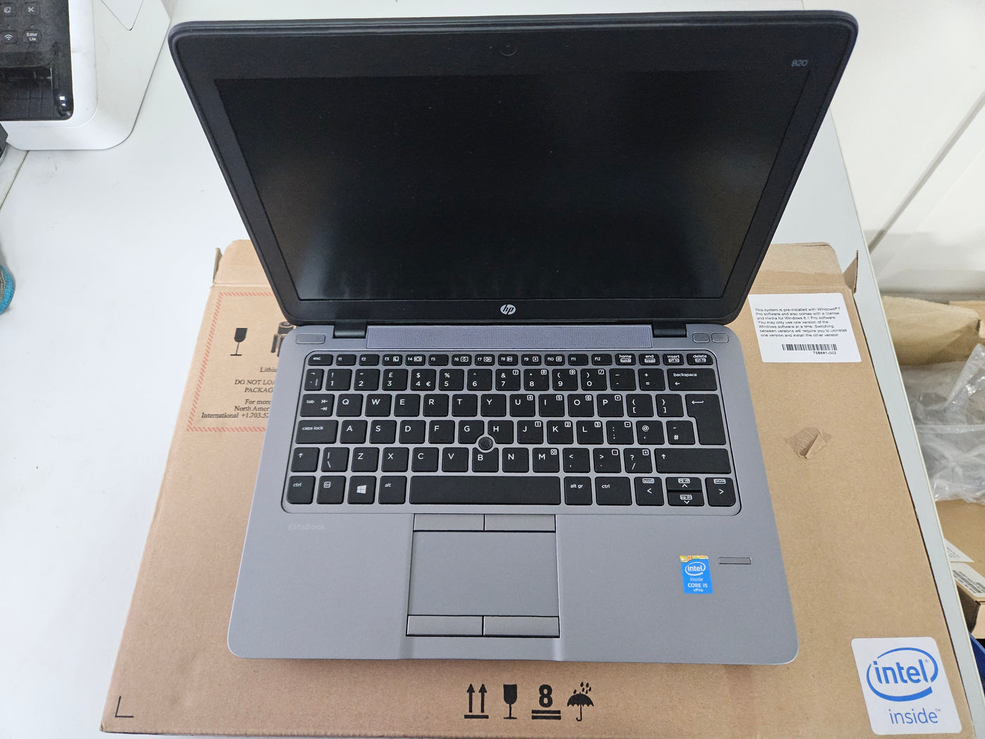 HP EliteBook 820 G2 240GB SSD 8GB RAM i5-5300U 2.3GHz Win11 Pro Laptop ( P7M51UP#ABU ) USED