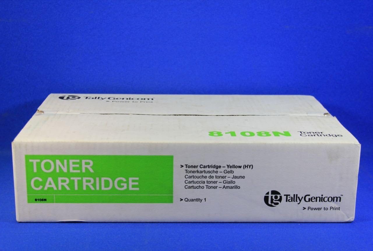 TallyGenicom 8108N Yellow Toner cartridge - 3000 pages ( 043798 ) NEW OLD STOCK FINAL SALE