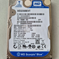 Western Digital HP 320GB 5400RPM SATA 2.5in HDD ( WD3200BEVT-60ZCT1 465899-003 ) USED