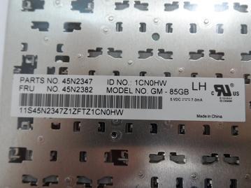 45N2347 - Lenovo 45N2347 Laptop Keyboard - US Layout - Black - Refurbished