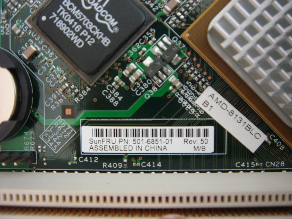 501-6851 - Sun Java Workstation W1100z W2100z System Board - Refurbished