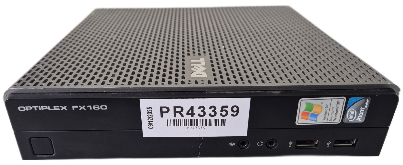 Dell Optiplex FX160 1GB SSD 2GB RAM Intel Atom 1.6GHz NO OS Mini PC ( DC01T ) USED