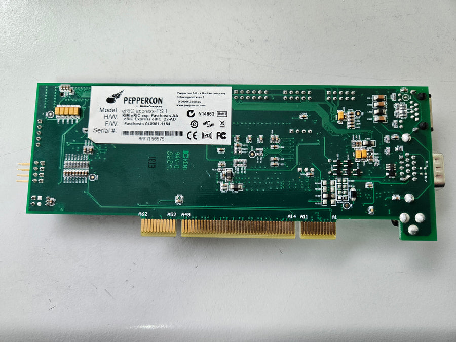 Raritan Peppercon KIM eRIC Express Fasthosts PCI Remote Control Management Card ( eRIC express-FSH ) USED