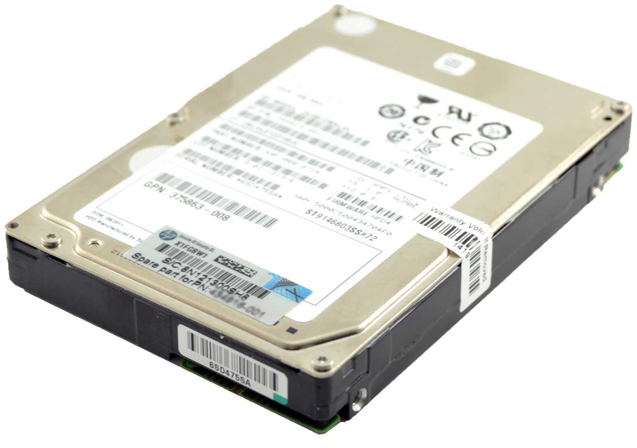 HP Seagate 146GB 15KRPM SAS 2.5in HDD ( EH0146FAWJB 512544-004 9FU066-085 ST9146852SS 418373-009 ) REF