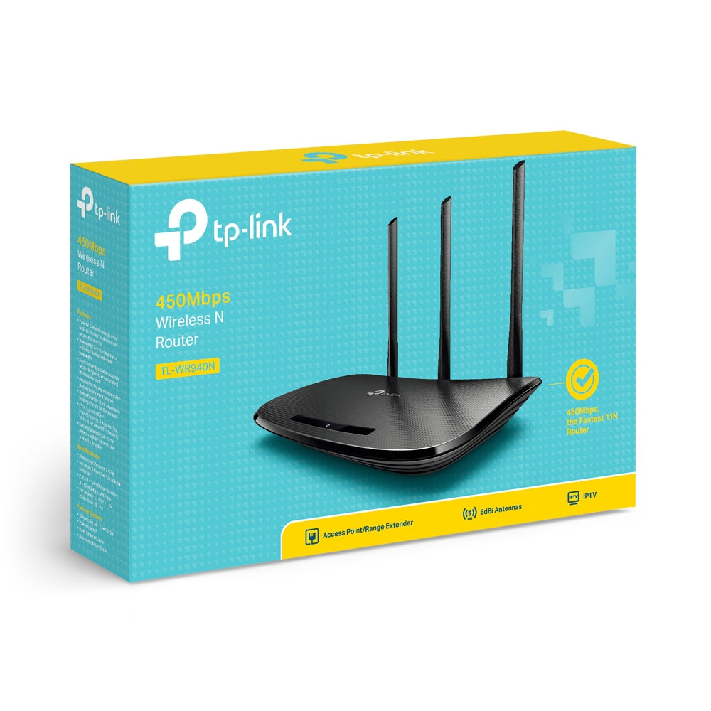 TP-Link TL-WR940N 450Mbps Wireless N Router ( 1750502281 TL-WR940N(EU) V6 ) NEW