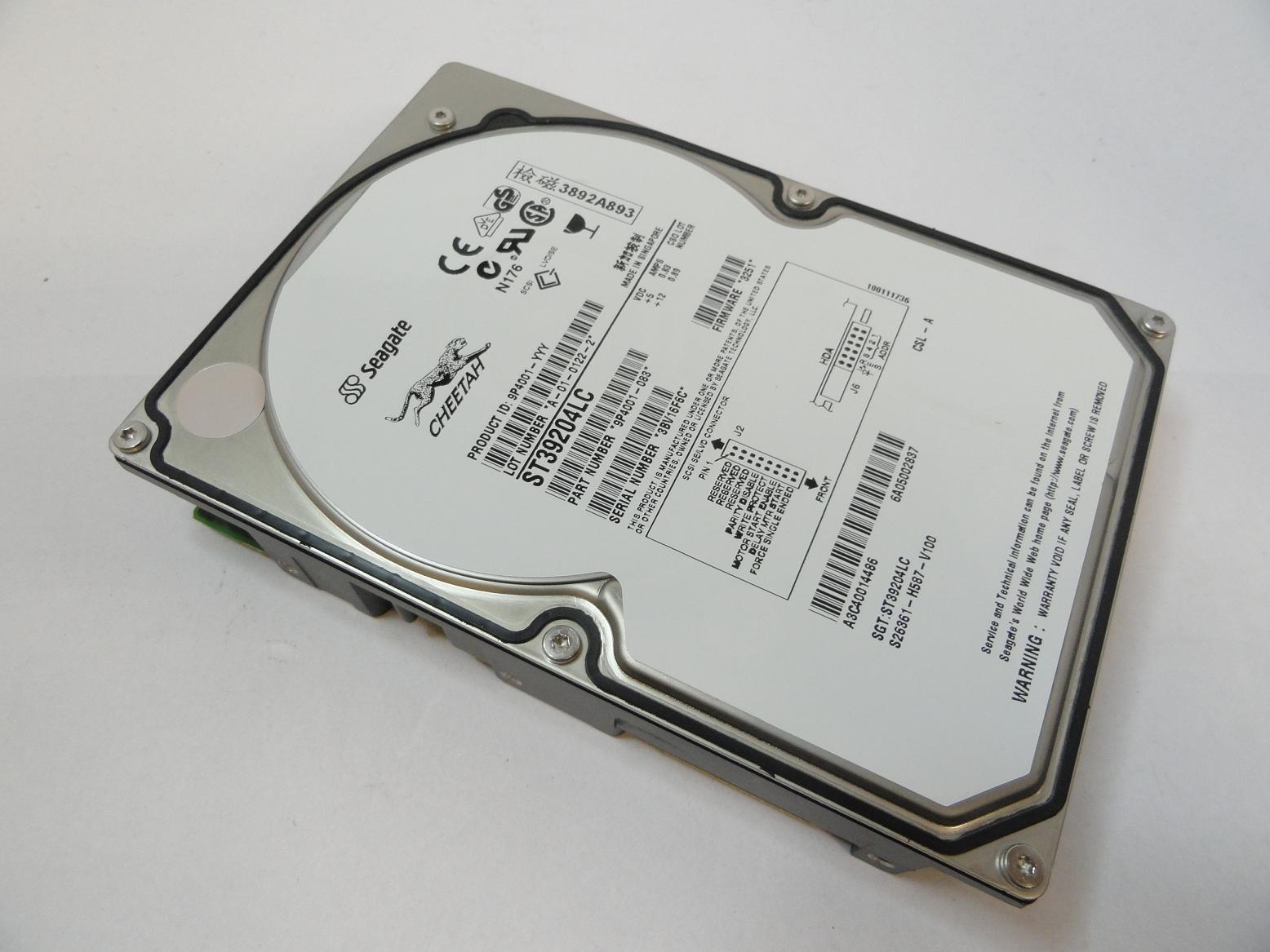9P4001-083 - Seagate Siemens 9GB SCSI 80 Pin 10Krpm 3.5in HDD - Refurbished