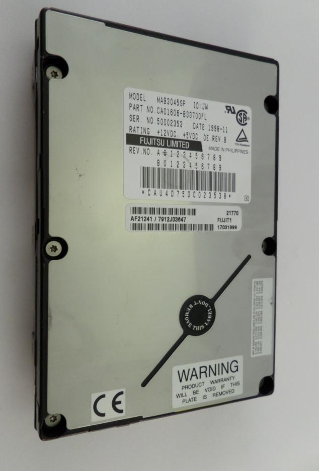 PR05962_MAB3045SP_IBM Fujitsu 4.5Gb SCSI 68 Pin 7200rpm 3.5in HDD - Image2