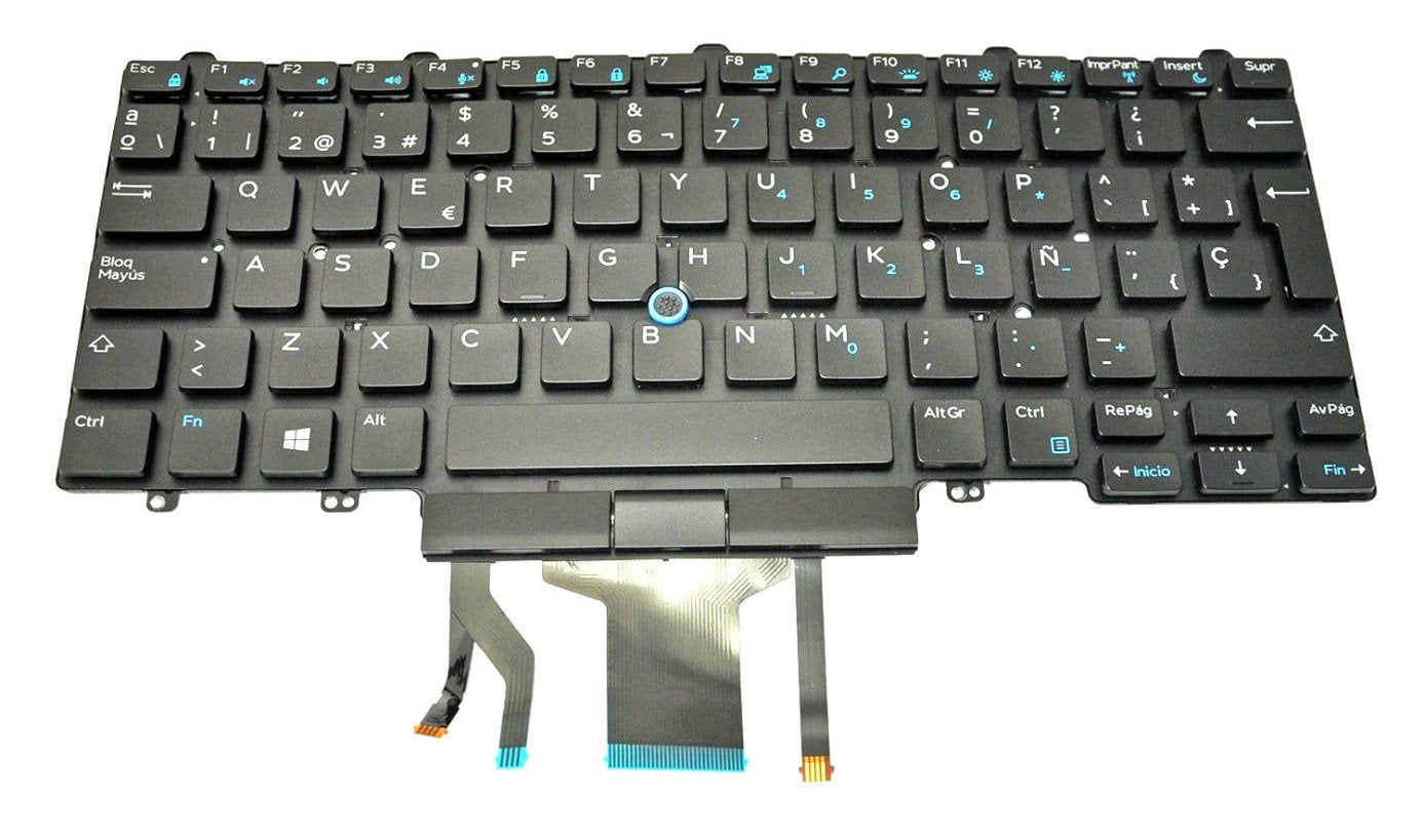 Dell Latitude Spanish Backlit Keyboard E5450 E5470 E5490 E7450 E7470 ( 06VTCP ) NEW