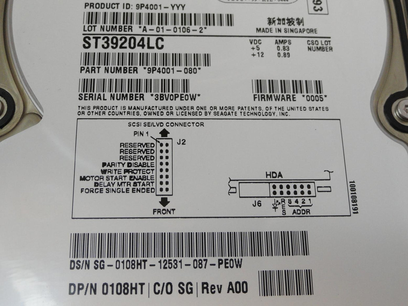 PR24235_9P4001-080_Seagate Dell 9GB SCSI 80 Pin 10Krpm 3.5in HDD - Image4