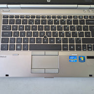 HP EliteBook 2560p 320GB HDD 4GB RAM i5-2450M 2.5GHz DVD Win7Pro 12.5" BATTERY UNKNOWN USED