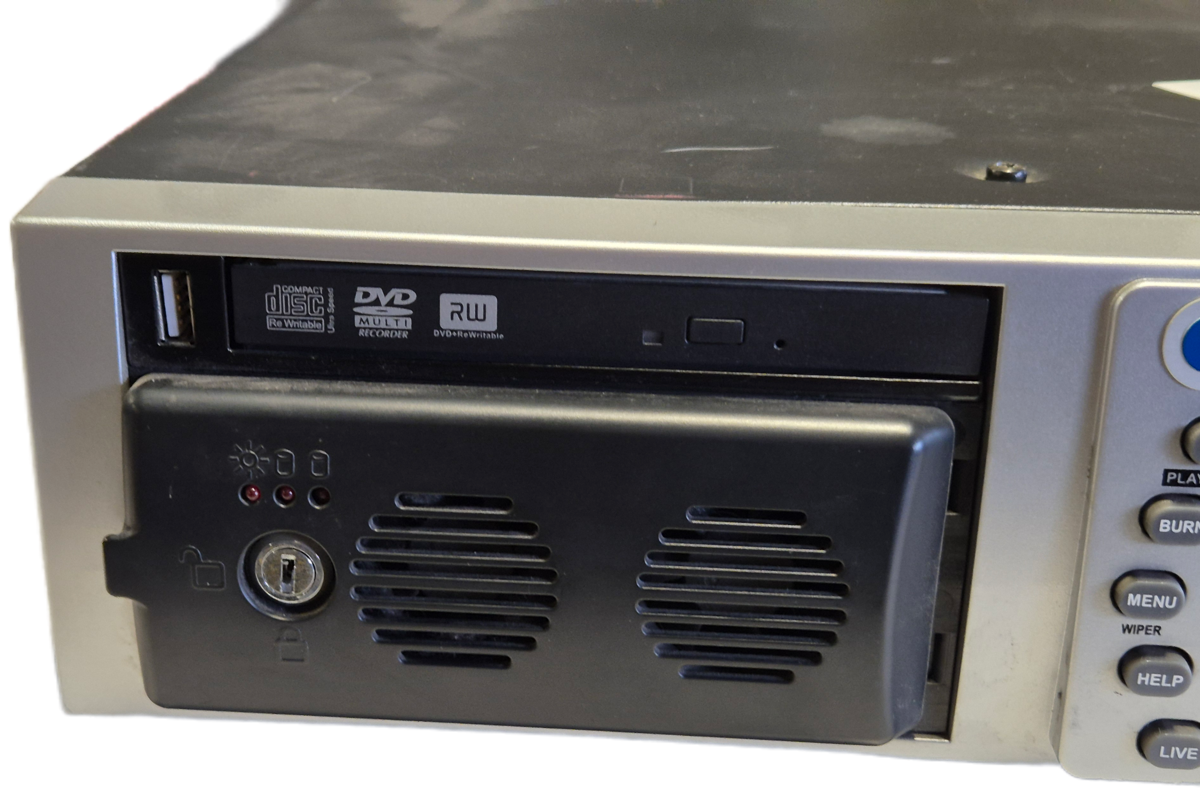 VideoSwitch Vi-R4000 16 Camera 1TB Net Recorder CCTV DVR - Missing key to drive caddy - password reset ( Vi-R4005T1 ) USED