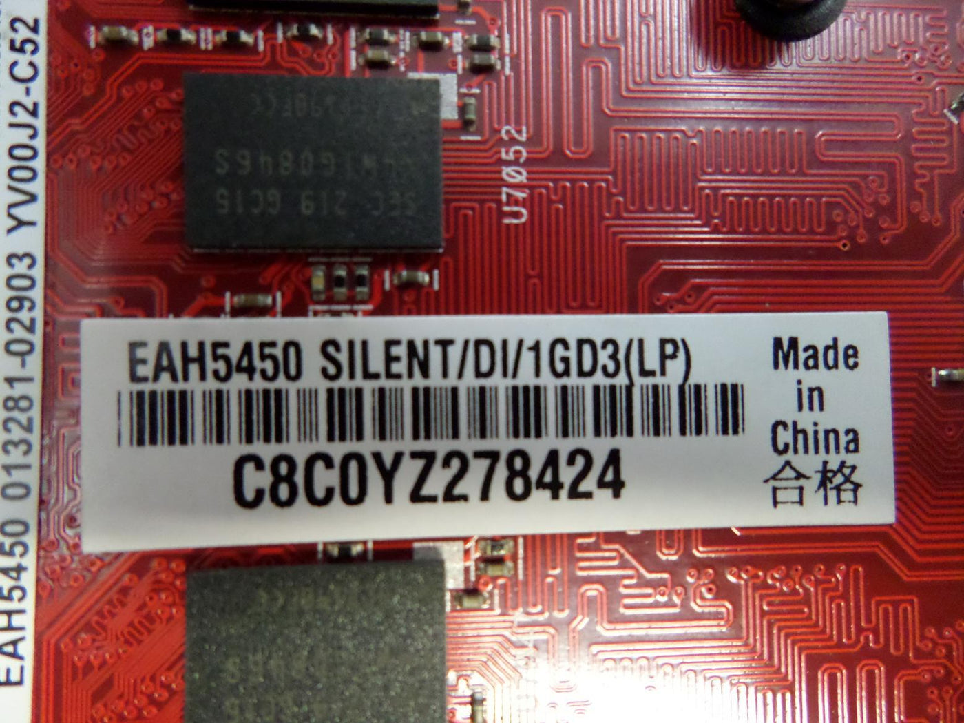 Asus EAH5450 Silent/DI/1GD3(LP) PCI-E Card ( EAH5450 ) REF