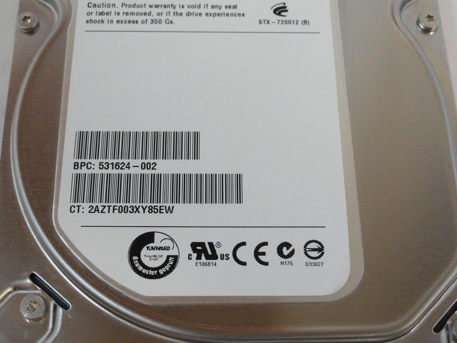 PR24434_9SL13A-021_Seagate HP 160GB SATA 7200rpm 3.5in HDD - Image3