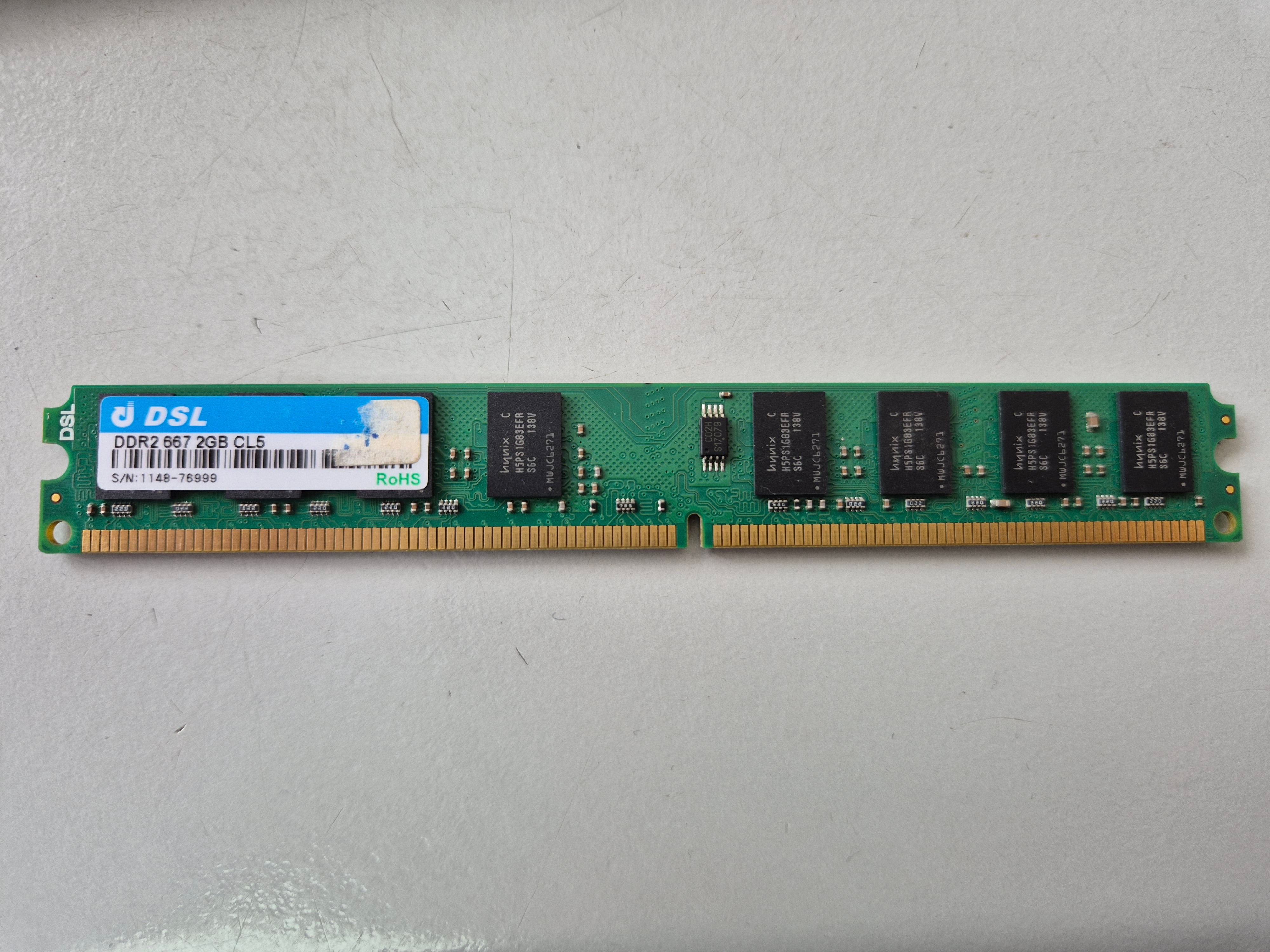 DSL 2GB DDR2 667MHz CL5 DIMM REF