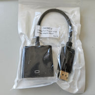 Videk DisplayPort Plug to VGA Socket Adapter - Black ( 2409EV ) NEW