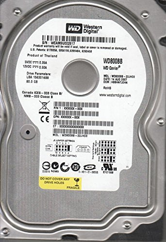 Western Digital Sun 80GB IDE 7200rpm 3.5in HDD in CADDY ( WD800BB-22JHC0 371-0314-01 540-6212-01 ) REF