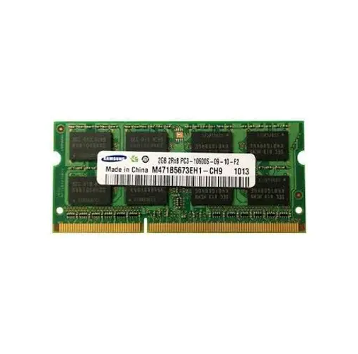 Samsung HP 2GB DDR3-1333MHz PC3-10600 non-ECC Unbuffered CL9 204-Pin SoDimm ( M471B5673EH1-CH9 572293-B88 ) REF