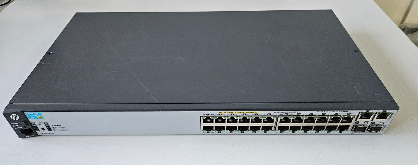 HP J9624A ProCurve 2620-24 PPoE+ 24Port Managed Switch ( J9624-60001 ) USED