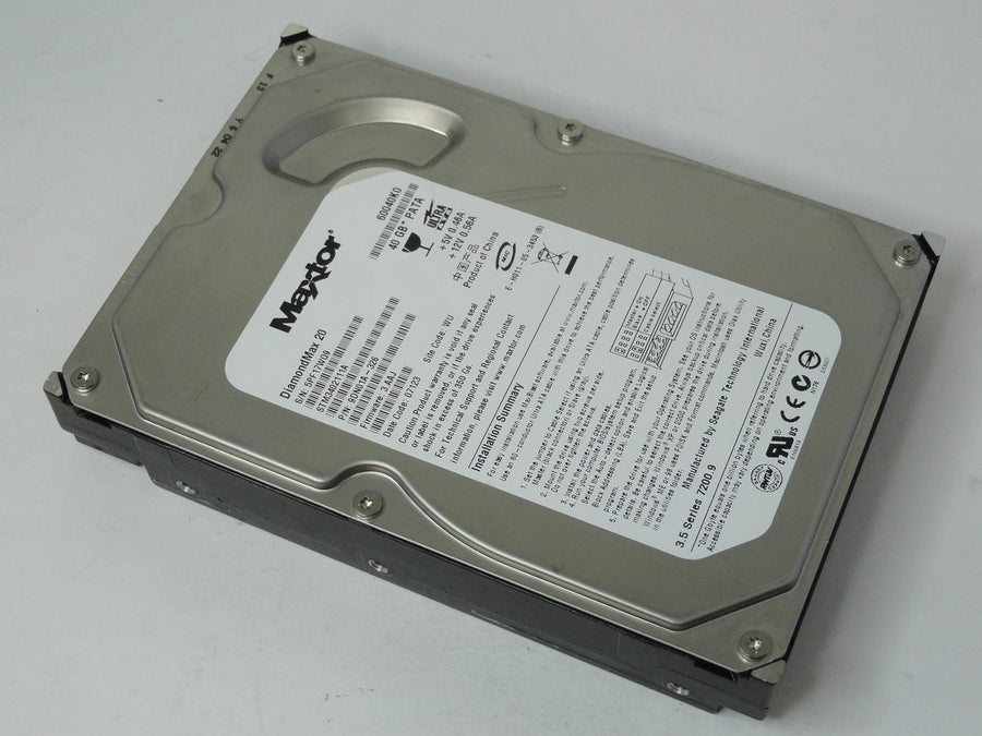 9DN01A-326 - Maxtor 40GB IDE 7200rpm 3.5in DiamondMax 20 HDD - USED