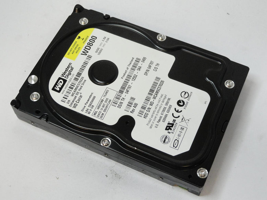 WD800BB-75JHC0 - Western Digital Dell 80Gb IDE 7200rpm 3.5" HDD - Refurbished