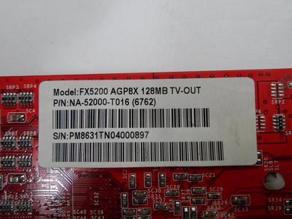 PR21205_NA-52000-T016 (6762)_NA-52000+T016 FX5200 128MB AGP VGA/TV-OUT - Image3