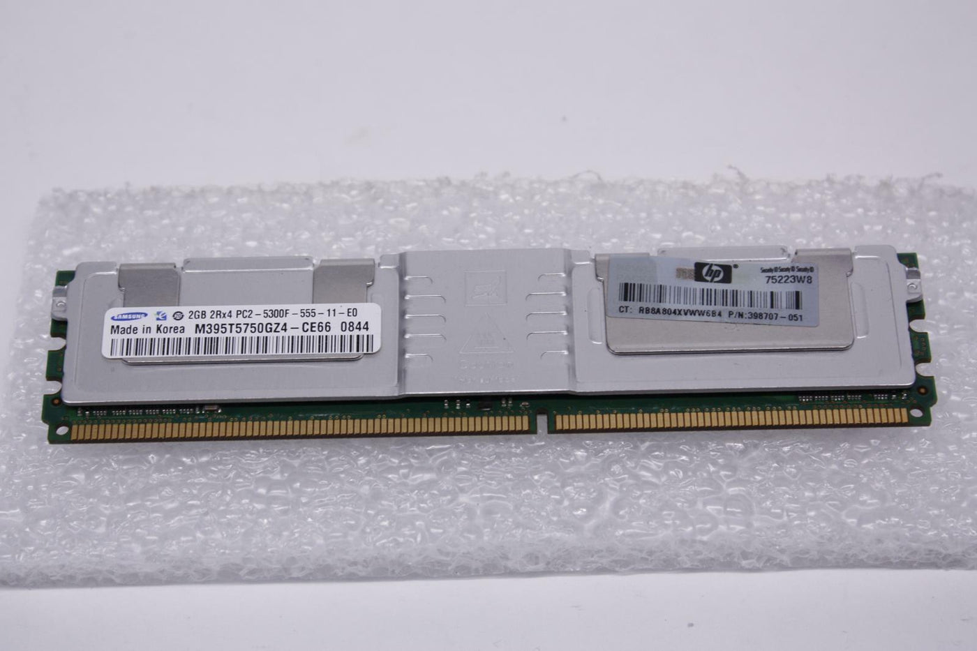 SAMSUNG 2GB PC2-5300F DDR2-667MHz ECC Fully Buffered CL5 240-Pin DIMM ( M395T5750GZ4-CE66 ) REF