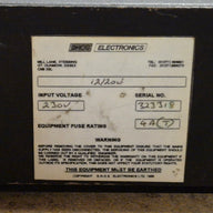 BNOS Electronics Type 12/20E 13.8VDC 20AMPS Liner Power Supply USED